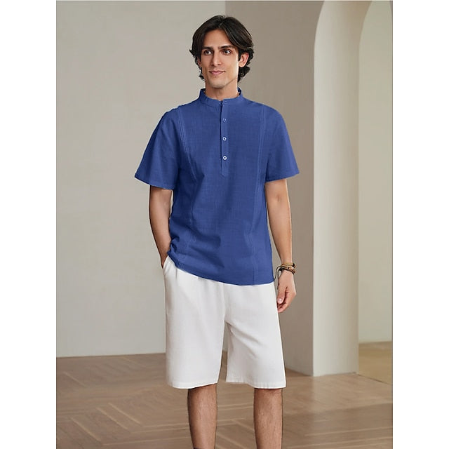 Guayabera Men's Popover Linen Shirt 10%