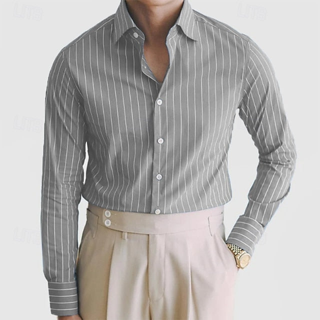 Shirt Button Beach Men's Summer Casual Up