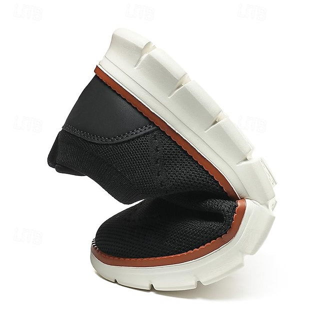 Slip-On Breathable - Knit Sneakers Men's Lightweight