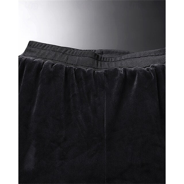 Fleece Men's Pants Trousers Sherpa Joggers Sweatpants