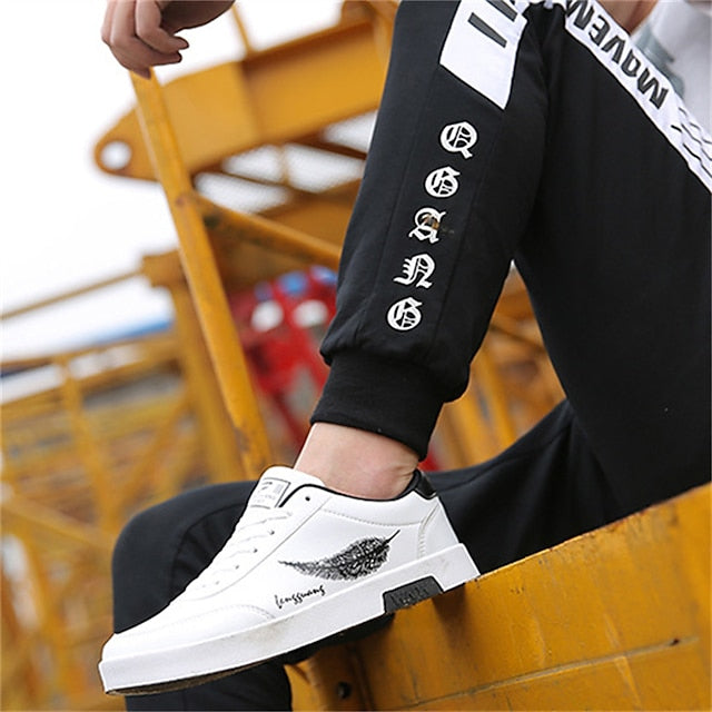 Sneakers Men's Sporty Look Casual White Comfort Shoes