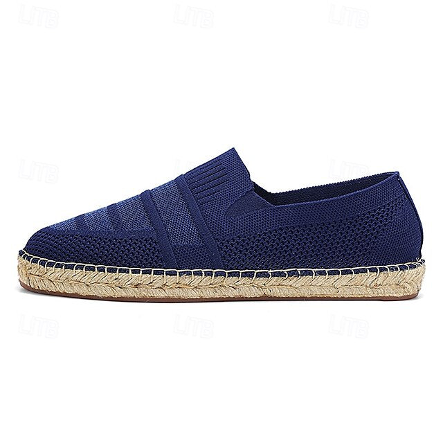 Men's with – Design Vacation Woven Espadrilles Beige