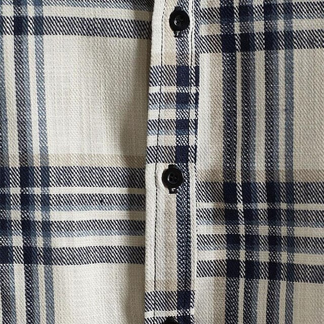 Shirt Summer Beach Casual Men's Up Button