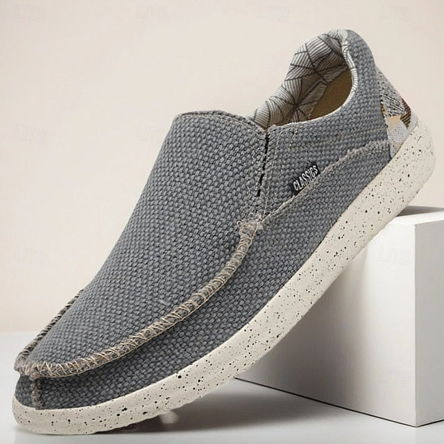 Leather Men's Loafers Slip-On