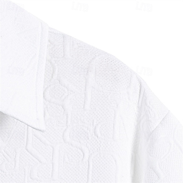 Shirt Up Casual Button Summer Beach Men's