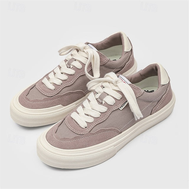 Comfortable Canvas Sneakers Slip Walking Casual Men's Suede