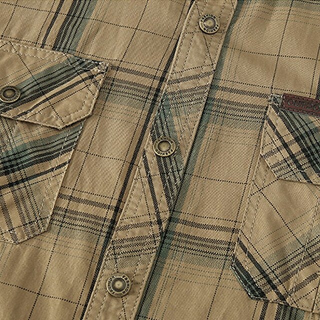 Summer Casual Bowling Shirt Button Men's