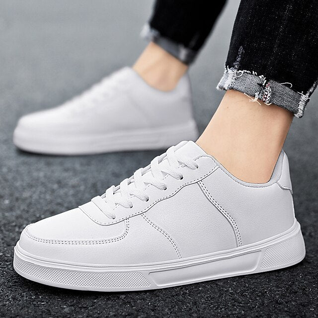 Shoes White Daily Walking Casual Retro Sneakers Men's