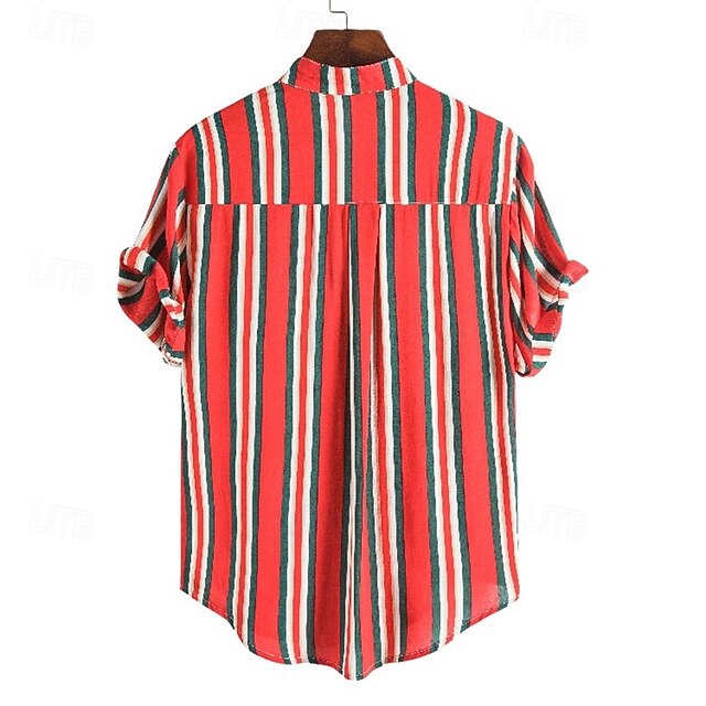 Popover Summer Beach Casual Shirt Men's