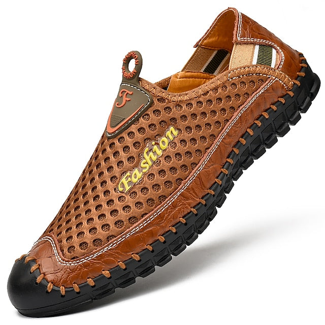Casual Men's Shoes Mesh Lightweight Slip-On Breathable –