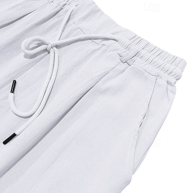 Pants Beach Pants Pocket Linen Summer Trousers Pants Men's