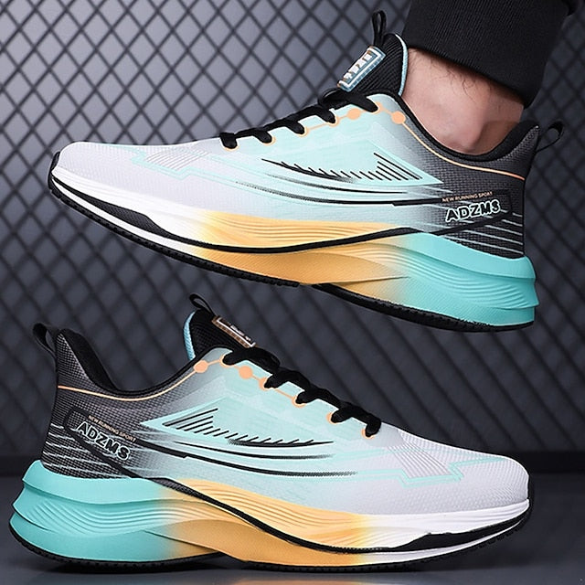 Running Men's Shoes Gradient – Cushioned Lightweight