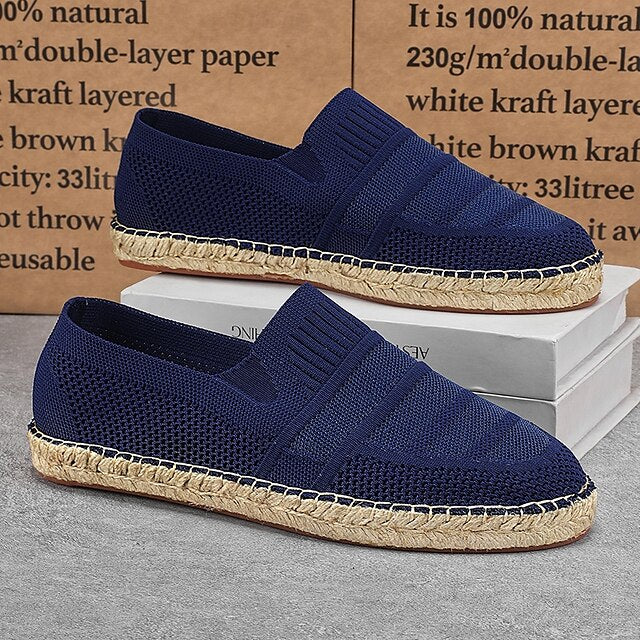 Men's with – Design Vacation Woven Espadrilles Beige