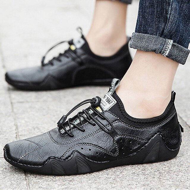 Faux Men's – Lightweight Sneakers Casual Leather