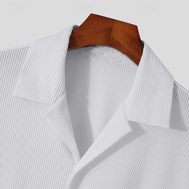 Beach Summer Popover Shirt Men's Casual