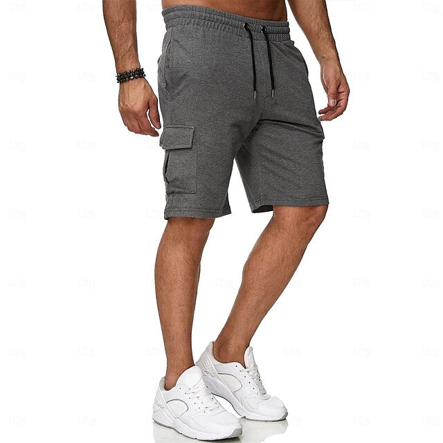 Drawstring Casual Athletic Men's Sweat Shorts