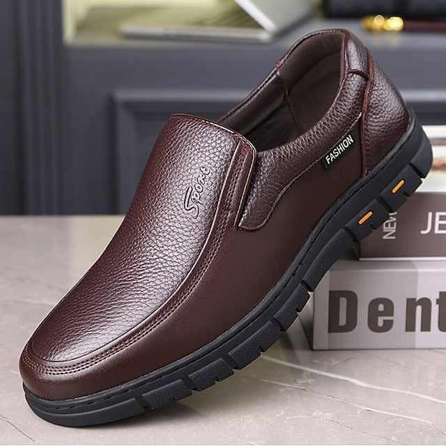 Leather Slip-On Penny Classic Men's Loafers – Tan Suede