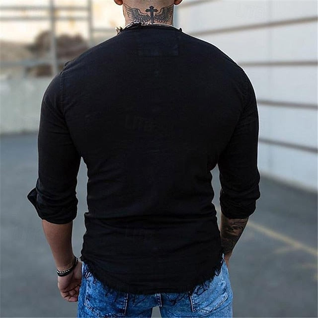 Chinese Shirt Mandarin Men's Collar