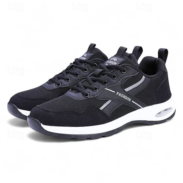 Grey Men Casual Sneakers Fashion and for – White Comfortable