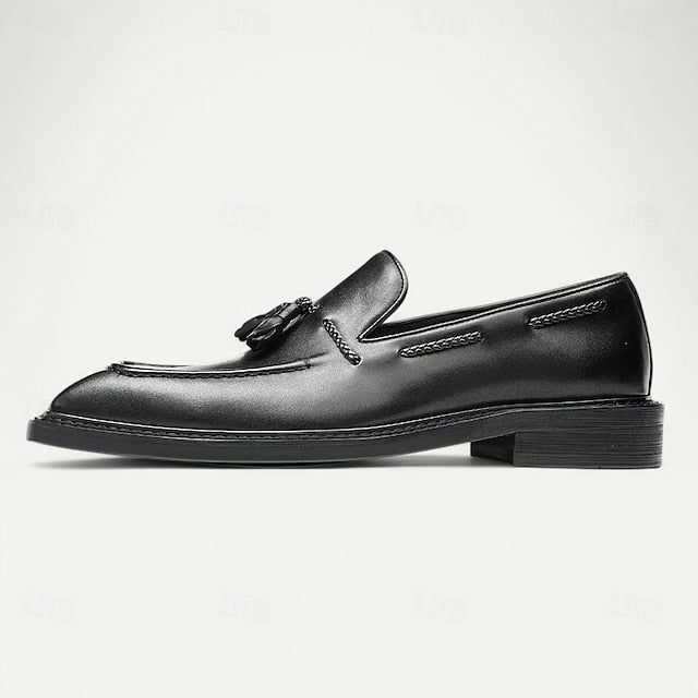 Men's Loafers - Handmade Premium Brown Genuine Leather