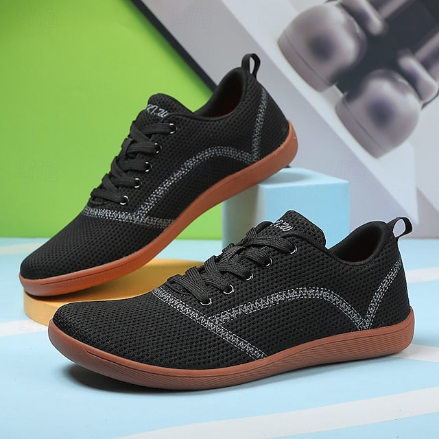 Sneakers Orange Bright Sole Men's – with Knit White