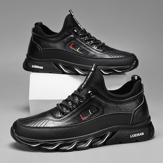 Shoes Men's in Outdoor Black Tan Rugged