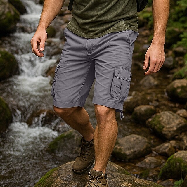 Camping Shorts Shorts Outdoor Shorts Cargo Casual Men's