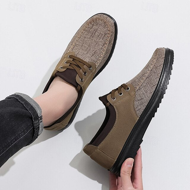 Grey Men's Olive with Sneakers Casual and Stylish Green