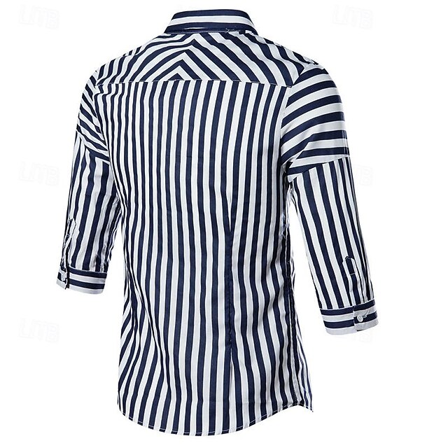 Shirt Up Summer Casual Beach Button Men's