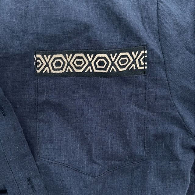 Men's Plaid Beach Linen Summer Shirt