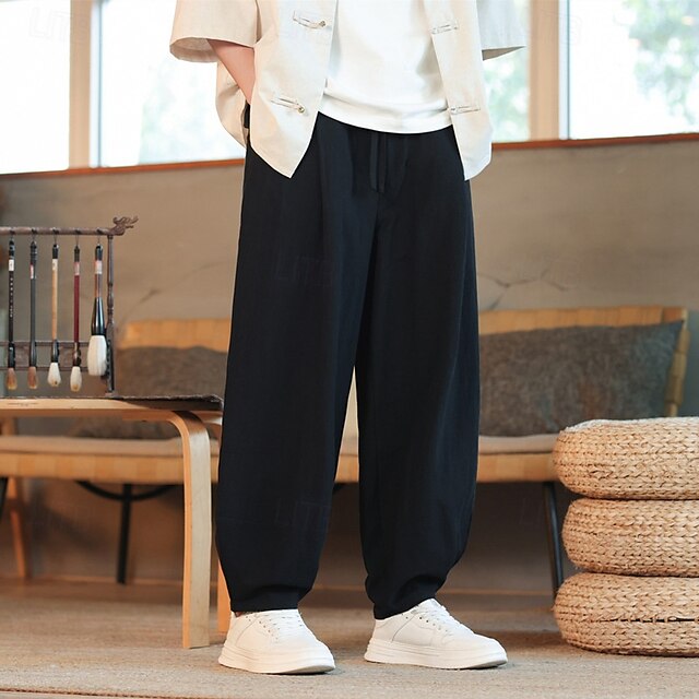 Corduroy Pants Trousers Casual Shorts Pocket Men's