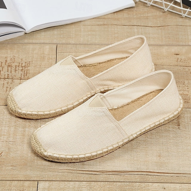 Navy Blue Canvas – Casual Shoes Slip-On Lightweight Men's