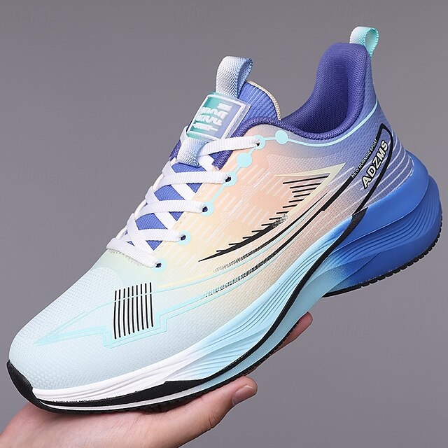 Running Men's Shoes Gradient – Cushioned Lightweight