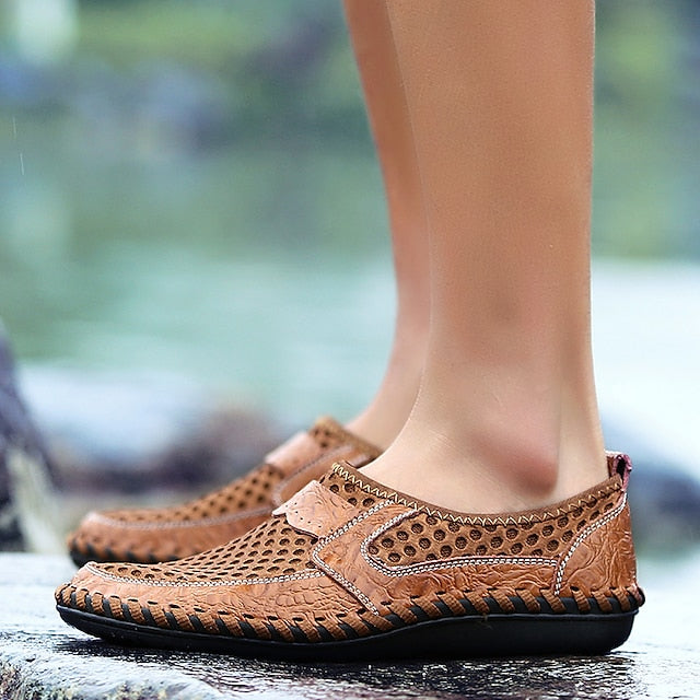 Shoes Slip-On Men's Rope with Canvas Red Espadrille Jute
