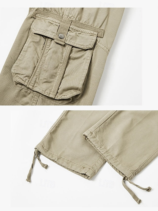 Trousers Work Cargo Pocket Pants Men's Multi
