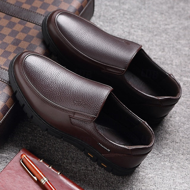 Leather Slip-On Penny Classic Men's Loafers – Tan Suede