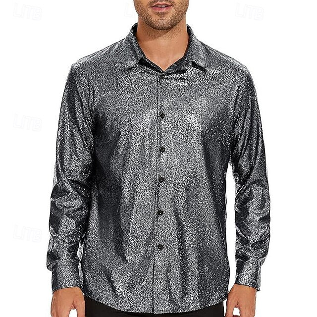 Shirt Summer Wear Casual Satin Men's Beach
