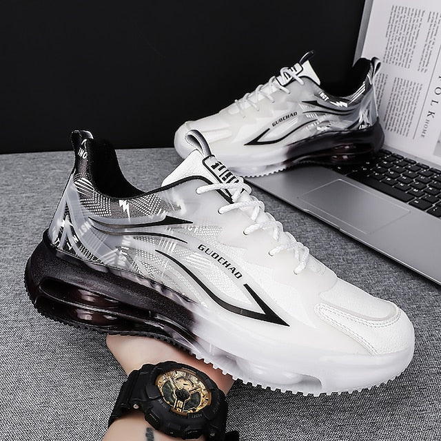 with Air Lightweight Men's Cushion Sneakers Transparent
