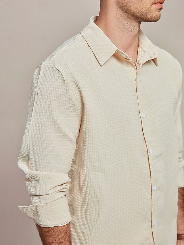 Button Men's Up Beach Summer Casual Shirt