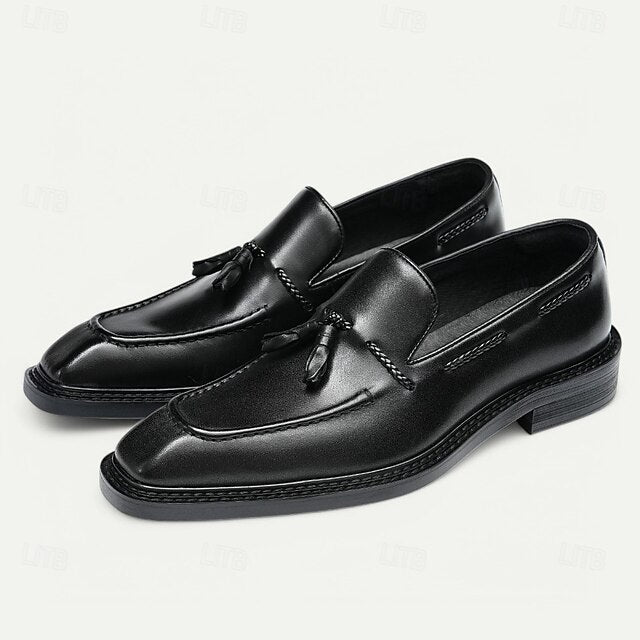 Men's Loafers - Handmade Premium Brown Genuine Leather