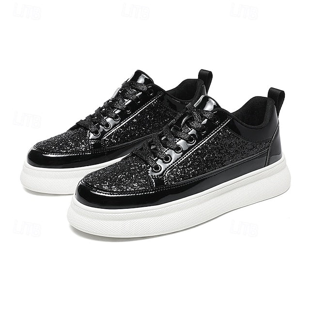 Sneakers Men's Leather Comfortable Slip Casual PU Walking