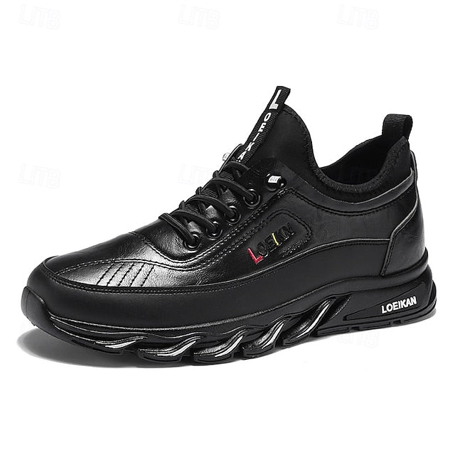 Shoes Men's in Outdoor Black Tan Rugged