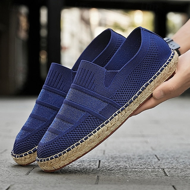 Men's with – Design Vacation Woven Espadrilles Beige