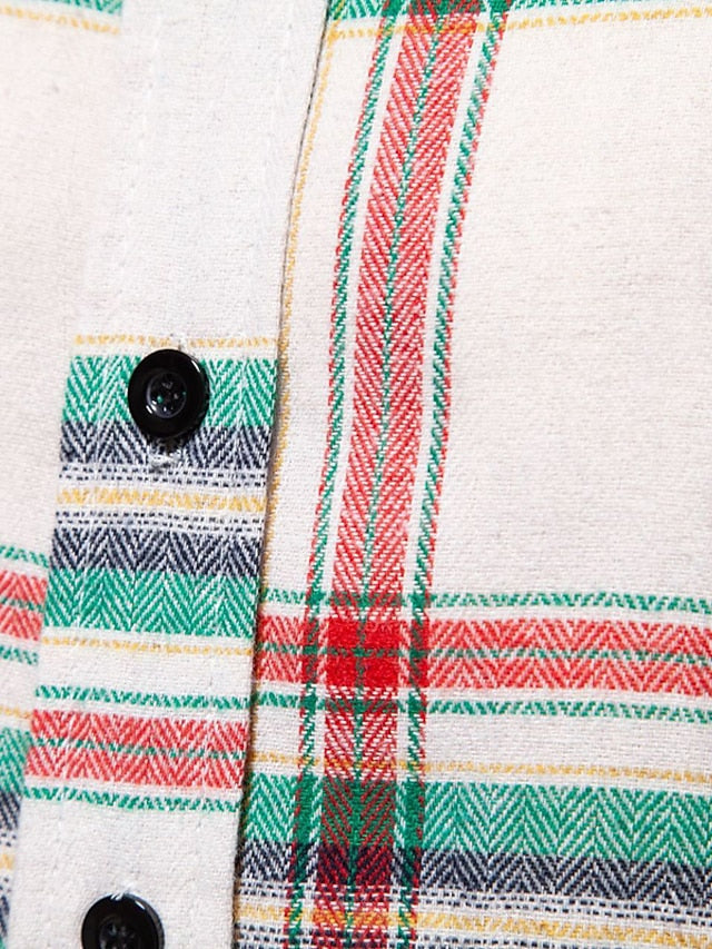 Black Casual Shirts Men's Shirt Red Blue Pink Checked