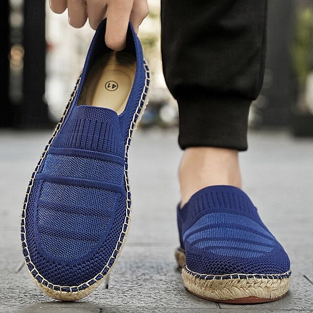 Men's with – Design Vacation Woven Espadrilles Beige