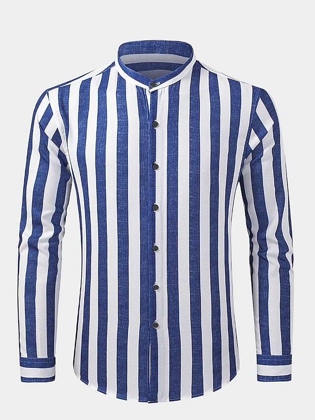 Chinese Shirt Men's Mandarin Collar
