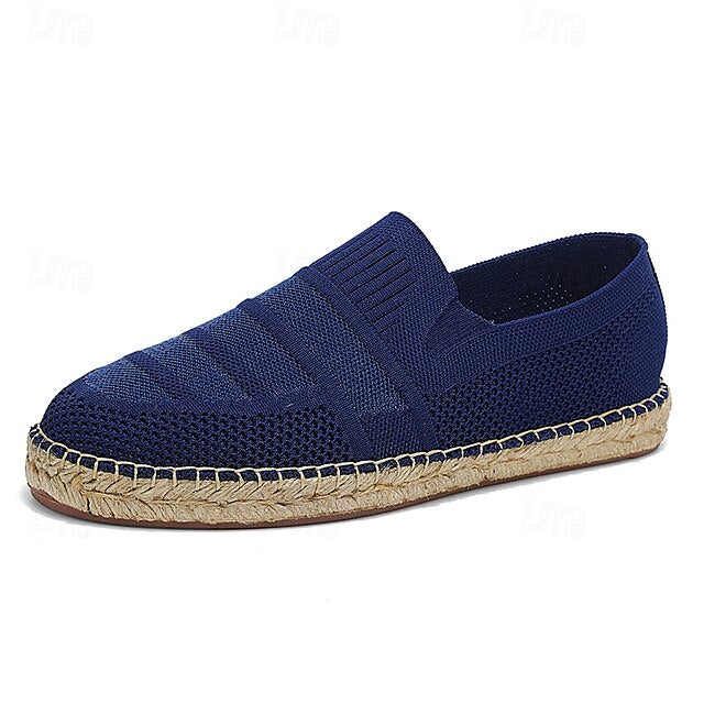 Men's with – Design Vacation Woven Espadrilles Beige