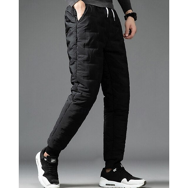 Fleece Men's Pants Trousers Sherpa Joggers Sweatpants
