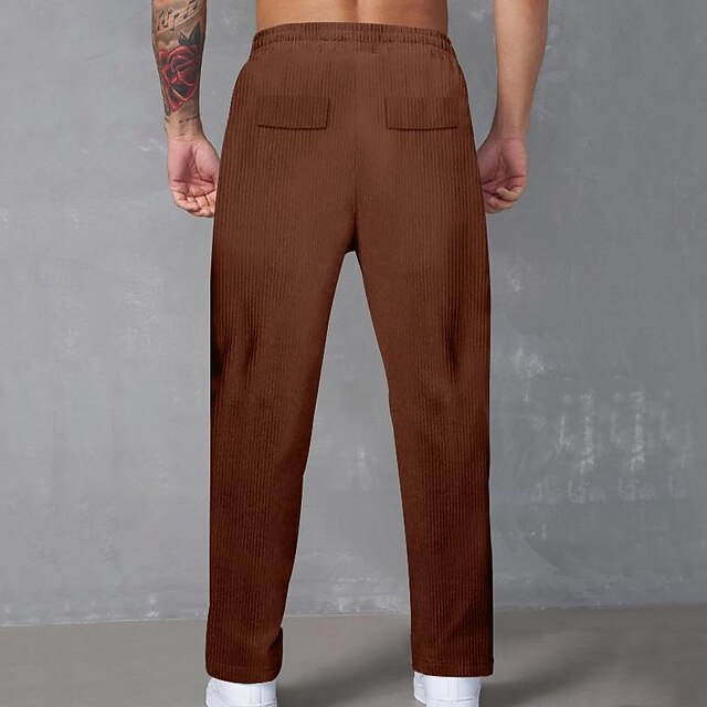 Drawstring Men's Tactical Trousers Cargo Pants