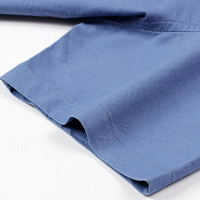 Casual Up Men's Summer Shirt Beach Button
